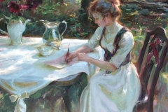 The Woman Writing in the Garden