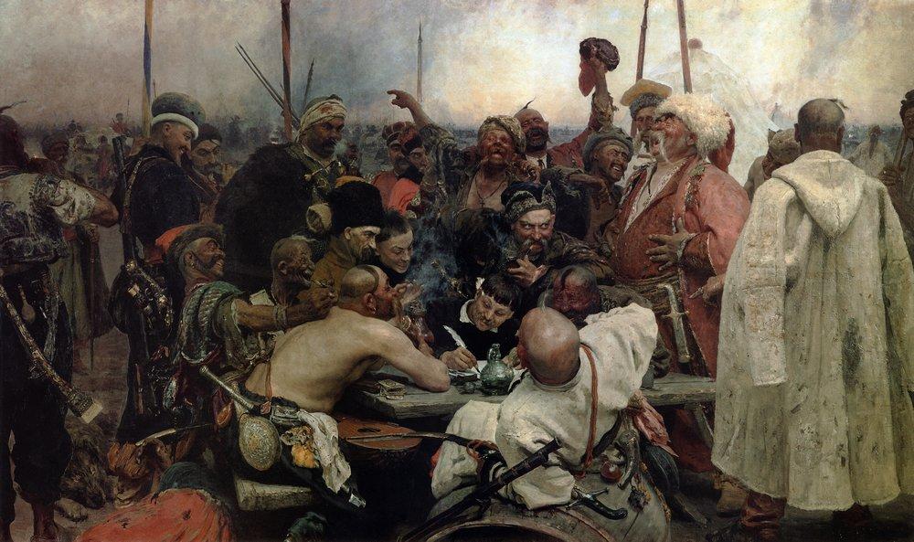 The Reply of the Zaporozhian Cossacks to Sultan Mahmoud IV (1891)