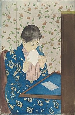 The Letter by Mary Cassatt (1890-91)