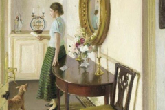 Harold Harvey, Wife Reading Letter