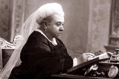 Queen Victoria writing