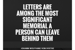 Goethe Letters